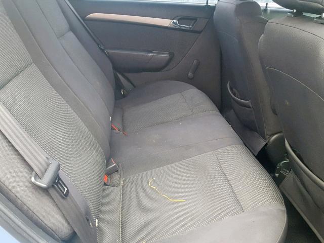 KL1TD56607B054558 - 2007 CHEVROLET AVEO BASE ლურჯი ფოტო 6