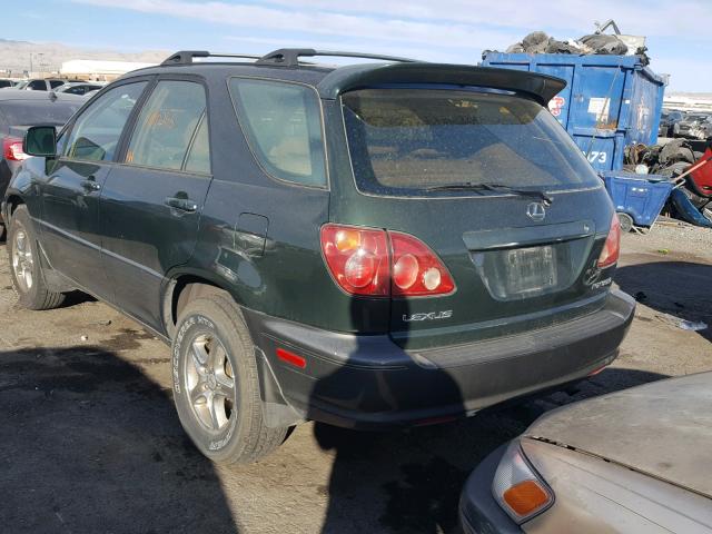 JT6HF10U8Y0155375 - 2000 LEXUS RX 300 GREEN photo 3