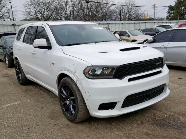 1C4SDJGJXJC291897 - 2018 DODGE DURANGO SR WHITE photo 1