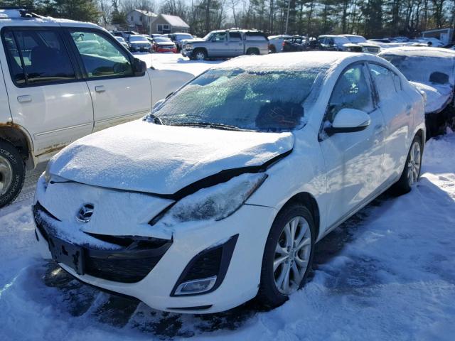 JM1BL1S6XA1137420 - 2010 MAZDA 3 S WHITE photo 2