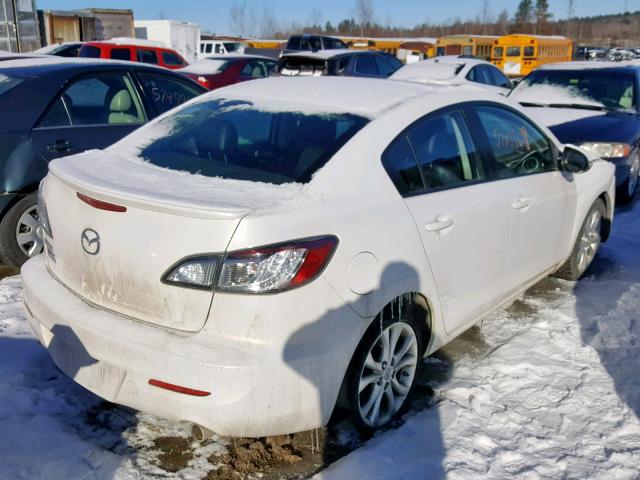 JM1BL1S6XA1137420 - 2010 MAZDA 3 S WHITE photo 4