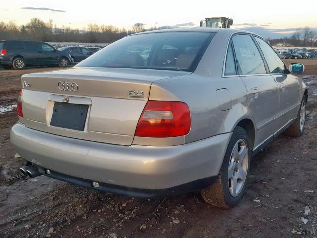 WAUED28DXXA044490 - 1999 AUDI A4 2.8 QUA SILVER photo 4