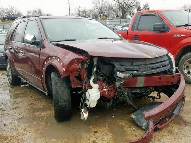 1FMDK03W88GA13654 - 2008 FORD TAURUS X L RED photo 1