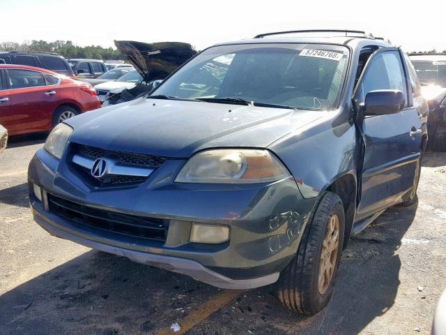 2HNYD18834H517151 - 2004 ACURA MDX TOURIN GRAY photo 2