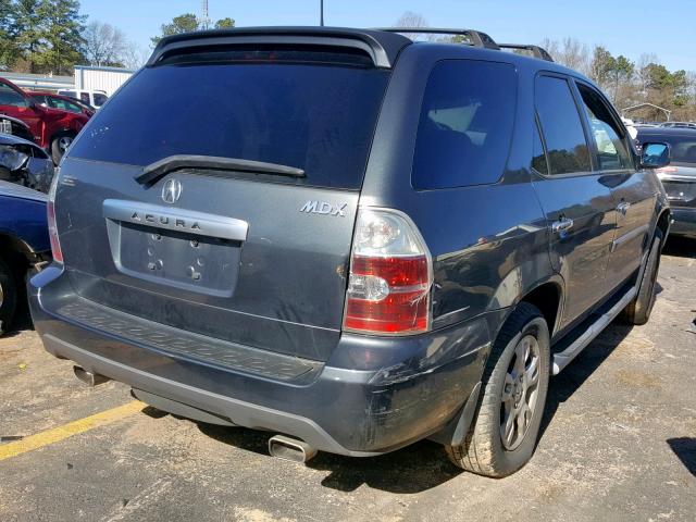 2HNYD18834H517151 - 2004 ACURA MDX TOURIN GRAY photo 4