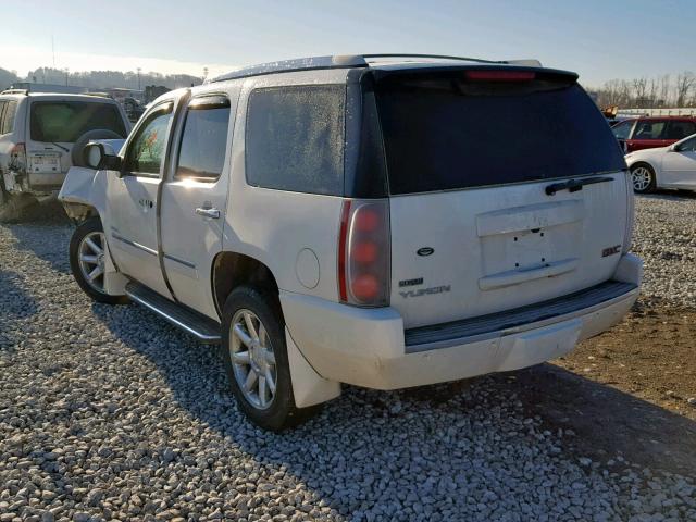 1GKUKEEF9AR253308 - 2010 GMC YUKON DENA WHITE photo 3