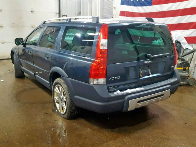 YV4SZ592671268682 - 2007 VOLVO XC70 BLUE photo 3