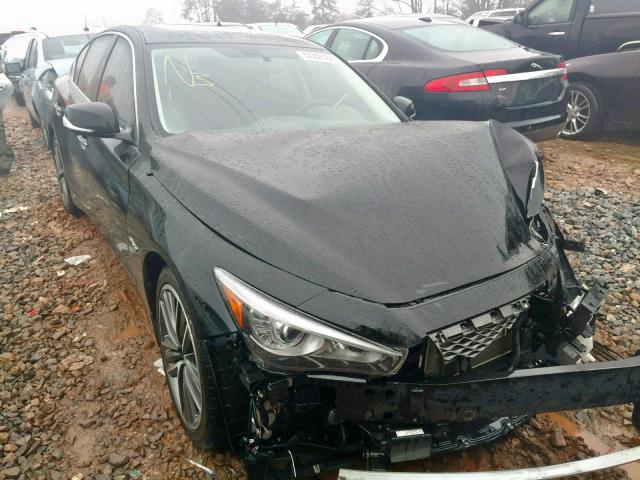 JN1AV7AR8GM530086 - 2016 INFINITI Q50 HYBRID BLACK photo 1