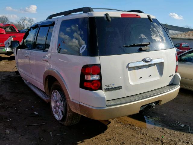 1FMEU7EE8AUA70648 - 2010 FORD EXPLORER E WHITE photo 3