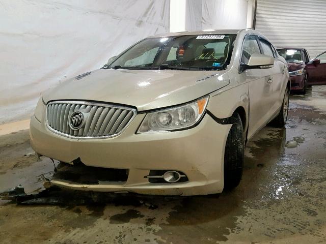 1G4GC5EG8AF289860 - 2010 BUICK LACROSSE C BEIGE photo 2