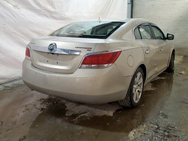 1G4GC5EG8AF289860 - 2010 BUICK LACROSSE C BEIGE photo 4