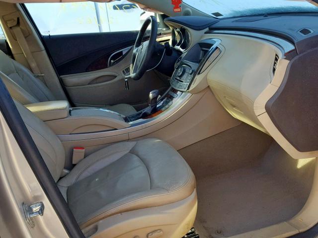 1G4GC5EG8AF289860 - 2010 BUICK LACROSSE C BEIGE photo 5