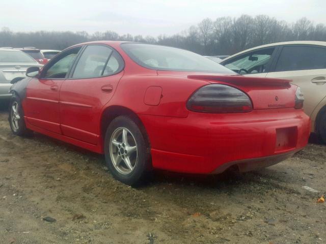 1G2WP52K6YF315626 - 2000 PONTIAC GRAND PRIX RED photo 3