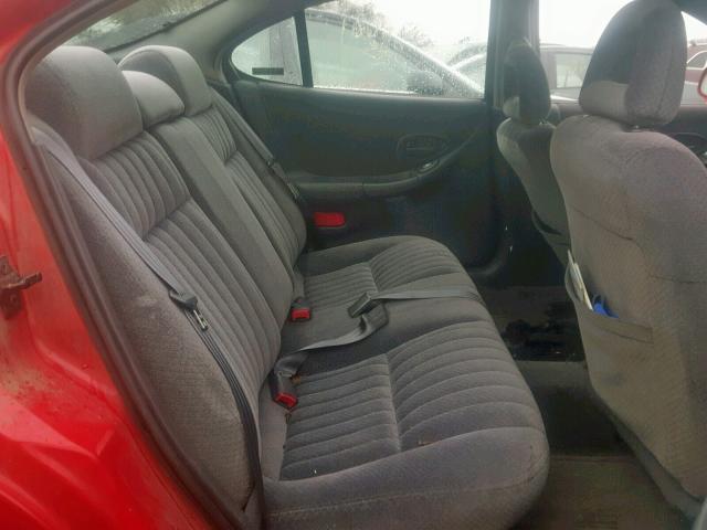 1G2WP52K6YF315626 - 2000 PONTIAC GRAND PRIX RED photo 6