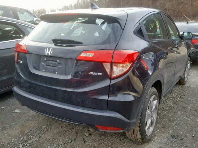 3CZRU6H3XHM700835 - 2017 HONDA HR-V LX BLACK photo 4