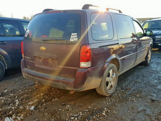 1GNDV33138D161527 - 2008 CHEVROLET UPLANDER L Tünd qırmızı foto 4