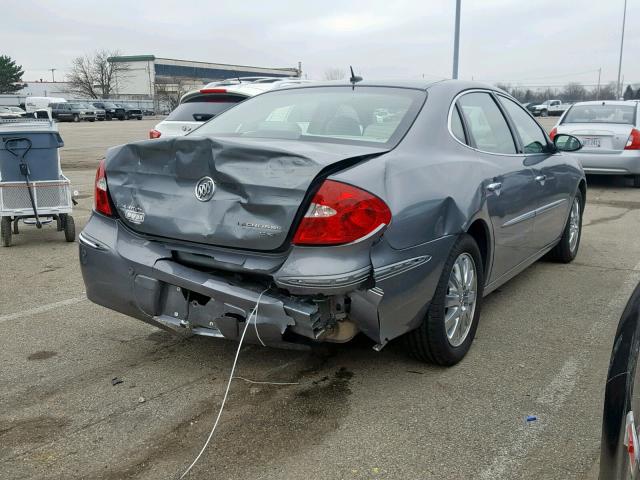 2G4WD582781139071 - 2008 BUICK LACROSSE C GRAY photo 4