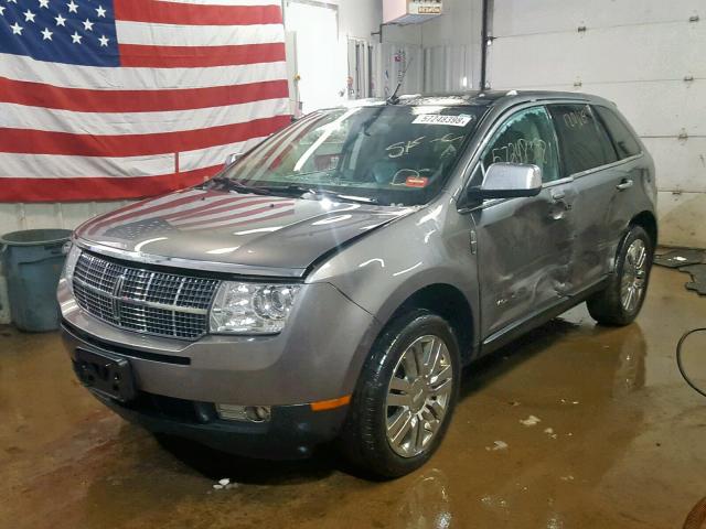 2LMDU88C59BJ05776 - 2009 LINCOLN MKX GRAY photo 2