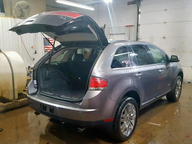 2LMDU88C59BJ05776 - 2009 LINCOLN MKX GRAY photo 4