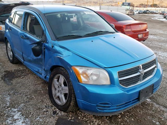 1B3HB48B18D582058 - 2008 DODGE CALIBER SX BLUE photo 1