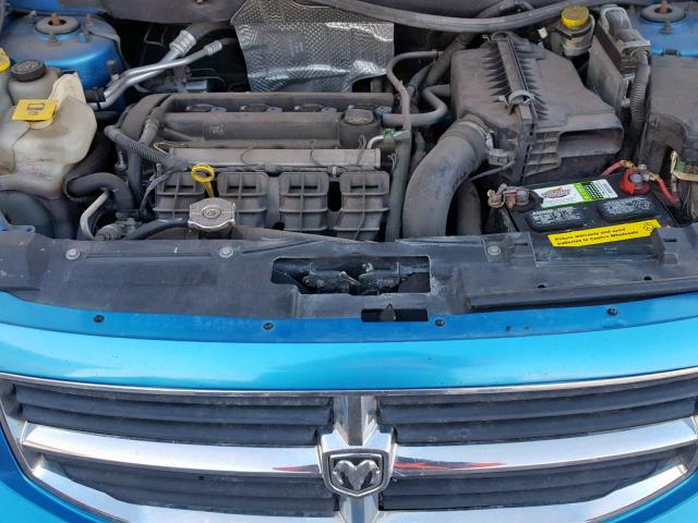 1B3HB48B18D582058 - 2008 DODGE CALIBER SX BLUE photo 7