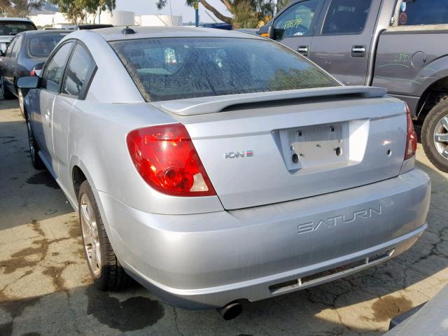 1G8AY14P04Z218106 - 2004 SATURN ION REDLIN SILVER photo 3