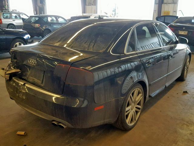 WAUGL78E57A194850 - 2007 AUDI NEW S4 QUA BLACK photo 4