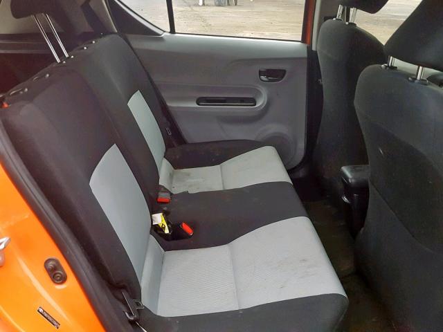 JTDKDTB36C1026929 - 2012 TOYOTA PRIUS C ORANGE photo 6