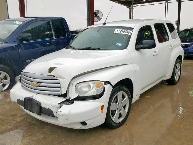 3GNDA13D88S621274 - 2008 CHEVROLET HHR LS WHITE photo 2