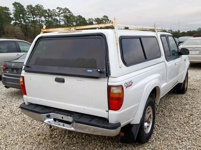 4F4YR16UX2TM09558 - 2002 MAZDA B3000 CAB WHITE photo 4