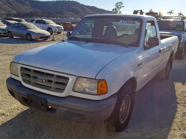 1FTYR10U63PA77484 - 2003 FORD RANGER WHITE photo 2