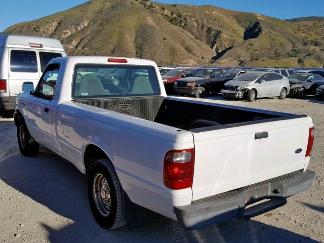 1FTYR10U63PA77484 - 2003 FORD RANGER WHITE photo 3