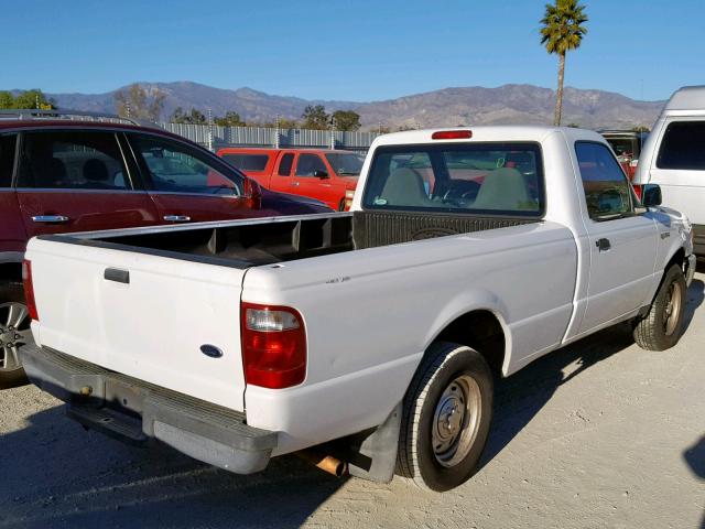 1FTYR10U63PA77484 - 2003 FORD RANGER WHITE photo 4