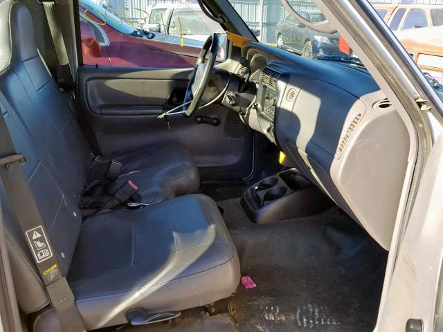 1FTYR10U63PA77484 - 2003 FORD RANGER WHITE photo 5