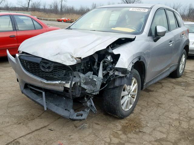 JM3KE2BE1D0158858 - 2013 MAZDA CX-5 SPORT SILVER photo 2