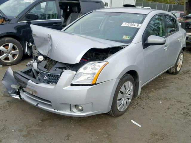 3N1AB61E18L625259 - 2008 NISSAN SENTRA 2.0 SILVER photo 2