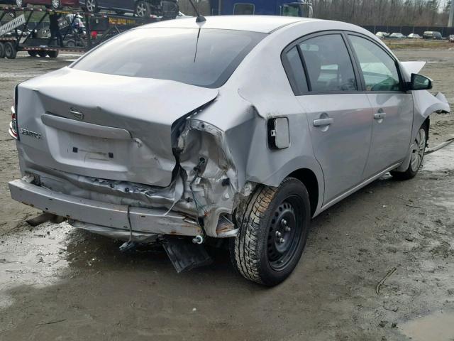 3N1AB61E18L625259 - 2008 NISSAN SENTRA 2.0 SILVER photo 4