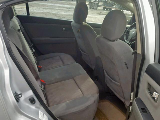 3N1AB61E18L625259 - 2008 NISSAN SENTRA 2.0 SILVER photo 6