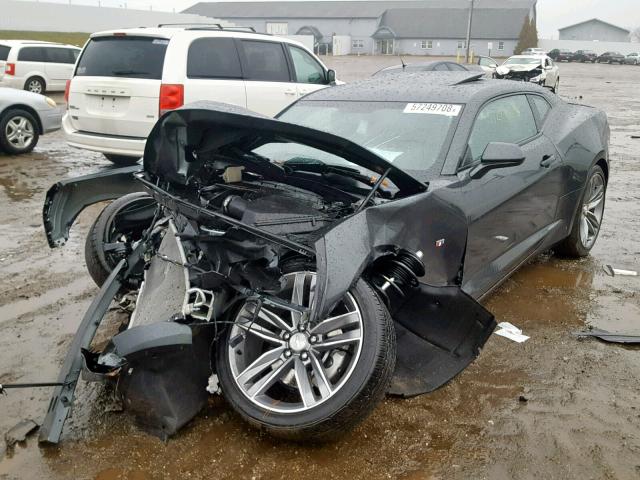 1G1FB1RSXH0207045 - 2017 CHEVROLET CAMARO LT GRAY photo 2