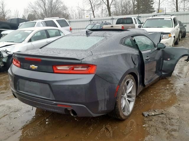 1G1FB1RSXH0207045 - 2017 CHEVROLET CAMARO LT GRAY photo 4