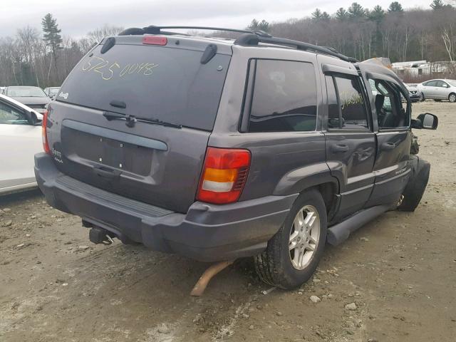 1J4GW48S94C321768 - 2004 JEEP GRAND CHER GRAY photo 4