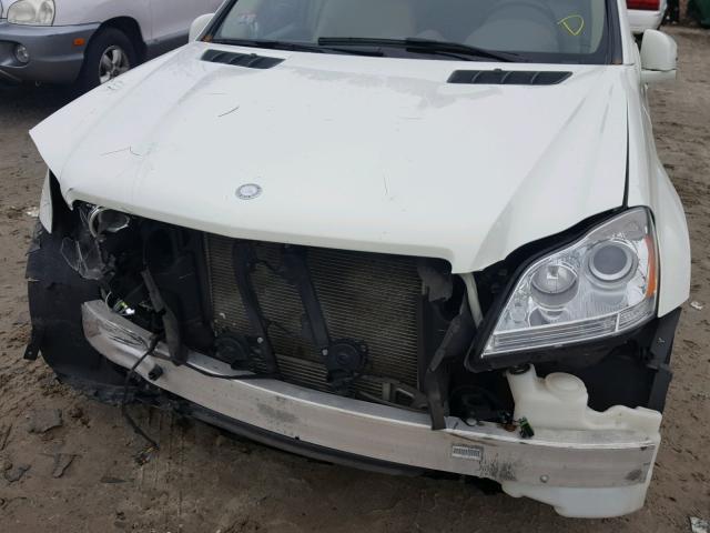 4JGBF7BE1CA802494 - 2012 MERCEDES-BENZ GL 450 4MA WHITE photo 9