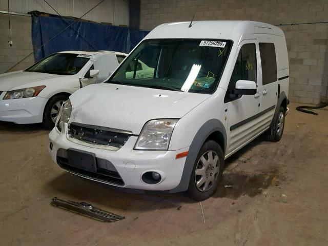 NM0KS9BNXDT147105 - 2013 FORD TRANSIT CO WHITE photo 2