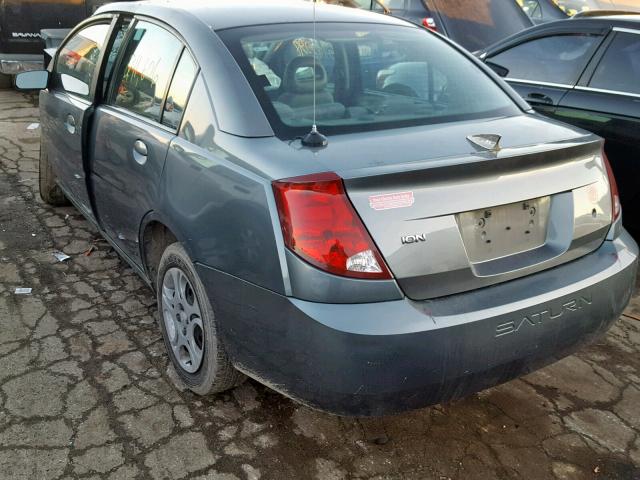 1G8AJ52FX4Z198758 - 2004 SATURN ION LEVEL BLUE photo 3