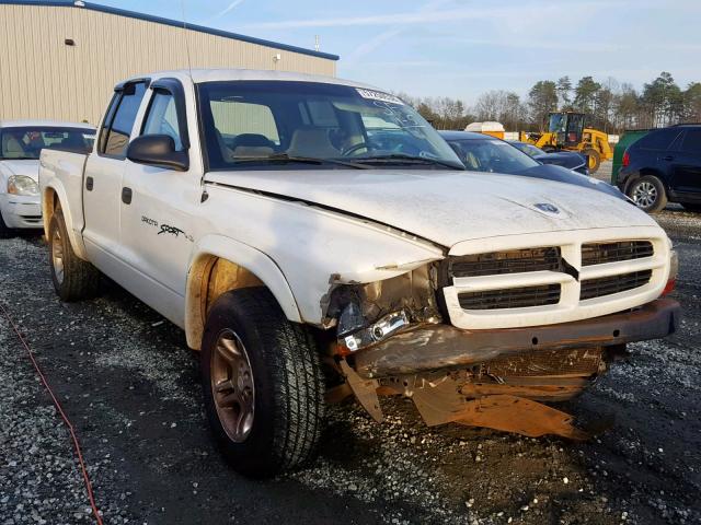 1D7HL38N23S120036 - 2003 DODGE DAKOTA QUA WHITE photo 1