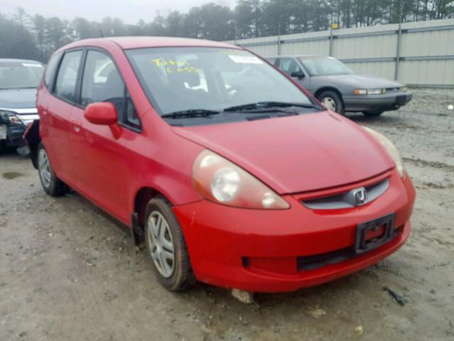 JHMGD38408S043456 - 2008 HONDA FIT RED photo 1