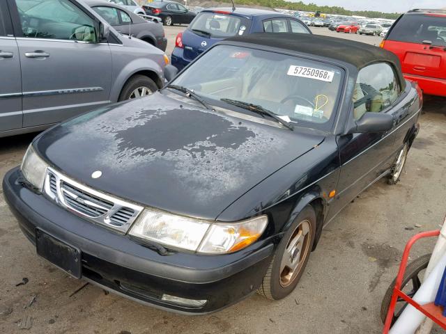 YS3DD75N5X7001383 - 1999 SAAB 9-3 S BLACK photo 2