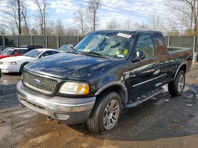 2FTRX18LX3CA54278 - 2003 FORD F150 BLACK photo 2