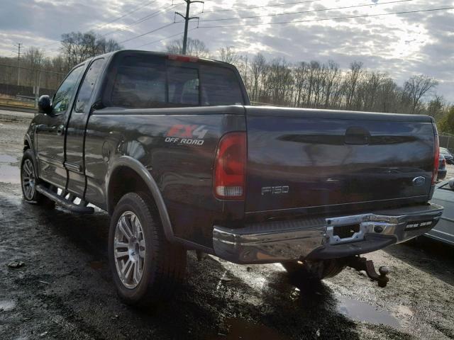 2FTRX18LX3CA54278 - 2003 FORD F150 BLACK photo 3