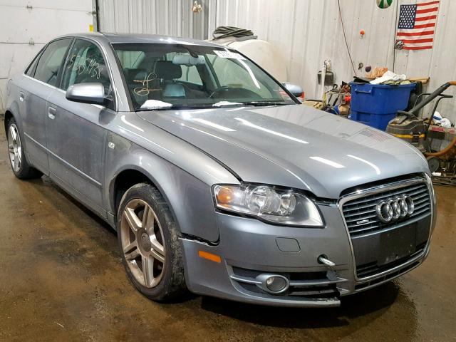 WAUDF78E16A009668 - 2006 AUDI A4 2.0T QU SILVER photo 1